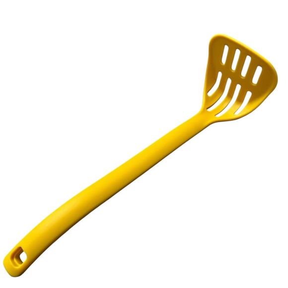 Vintage Unbranded Slotted Strainer Spoon Cooking Serving Utensil Potato Masher - Picture 1 of 7